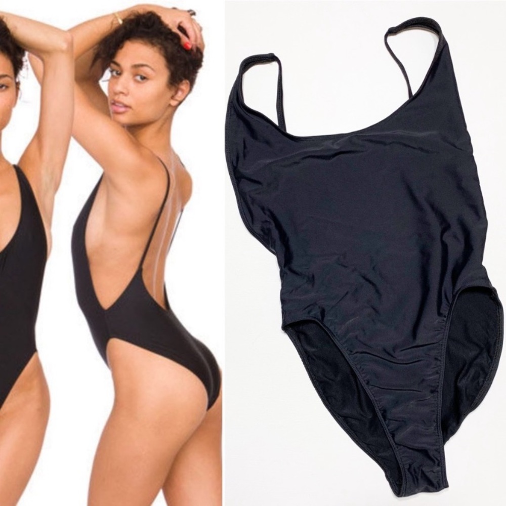 American apparel- high cut tricot one piece suit
